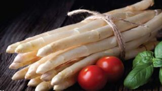 Dutch white asparagus (Spargel) is easy to cook and serve.