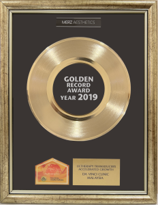 MERZ Aesthetic Golden Record Award Year 2019
