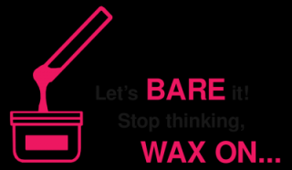 waxcandy lets bare it stop thinking wax on