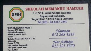 cheap driving schools in kualalumpur Sekolah Memandu Hamzah
