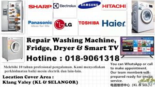 home appliance repair companies in kualalumpur Repair Washing Machine Fridge Service KL